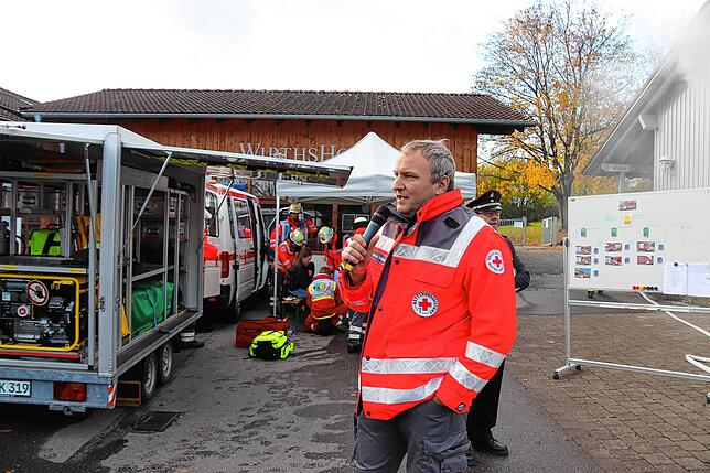 Bild 3: Bilder von der Feuerwehrhauptübung der Feuerwehr Riedheim