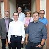 Der neue Achdorfer Ortschaftsrat von links Ortsvorsteher Hans Peter Mess, Christian Kern, Edgar Blessing, Ulrike Mogel-Link, Steffen ...