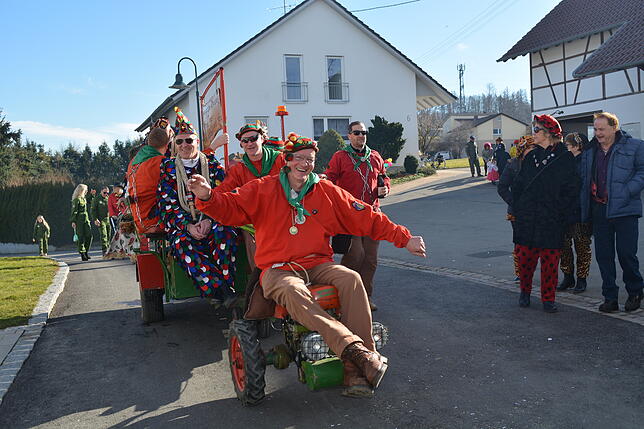 Bild 23: Bilder vom Narrenbaumsetzen in Leimbach