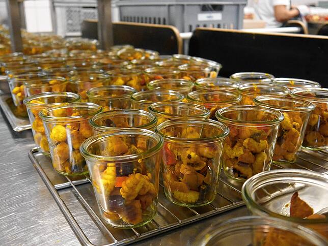 260 Portionen: Zum Hauptgang gibt es Gnocchi mit gebackenem Kürbis.