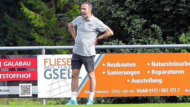 Trainer Markus Schoch und der FC Öhningen-Gaienhofen