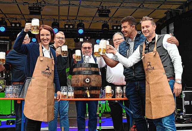 Fassanstich beim Schweizer Feiertag 2024.
