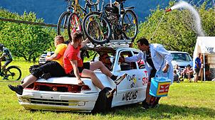 Auch die Profiradler der Tour de Wiechs waren dabei.