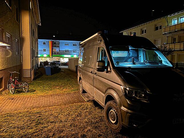 Die Polizei sicherte am Dienstag Spuren in einem Haus in der Sulgauer Straße.