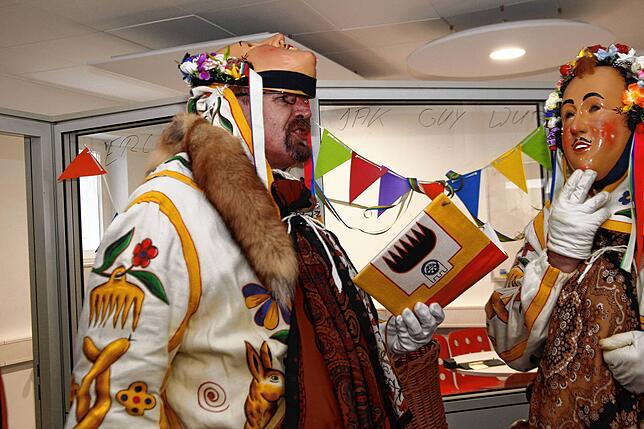 Bild 23: Fasnet Donaueschingen: Närrische Stimmung im SÜDKURIER-Stüble
