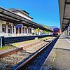 Ein Regionalzug steht im April 2025 im Bahnhof in Waldshut.