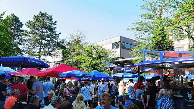 Groß war der Andrang zum Stadtfest in Singen. Die nächtliche Ruhe nutzen Diebe, um Straßenhändler zu bestehlen.