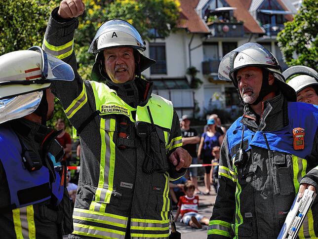 Bild 12: Bilder der Feuerwehrübung am Hausherrensamstag