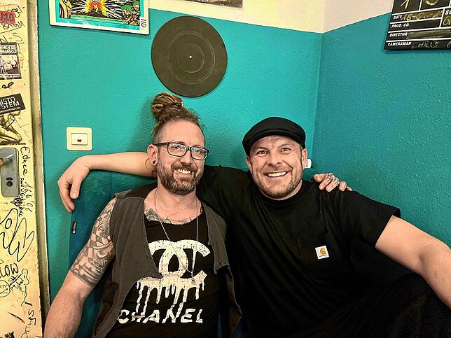 Sie sind die Macher der Diskothek Omega. Urs Fischbach (links) und Tobias Deusch haben große Pläne.