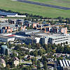Das ZF-Prüfzentrum aus der Luft. Bisher wurden 15&nbsp;000 Kubikmeter Beton und 3500 Tonnen Stahl verbaut. Insgesamt hat das ...