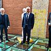 Der CDU-Landtagsabgeordnete Klaus Burger (links) hatte mit dem Sauldorfer Bürgermeister Wolfgang Sigrist (Mitte) im Februar vergangenen ...