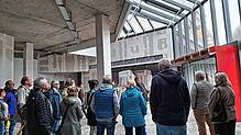 Bild : SK öffnet Türen: Bilder von der Führung über die Baustelle des Gesundheitscampus in Bad Säckingen