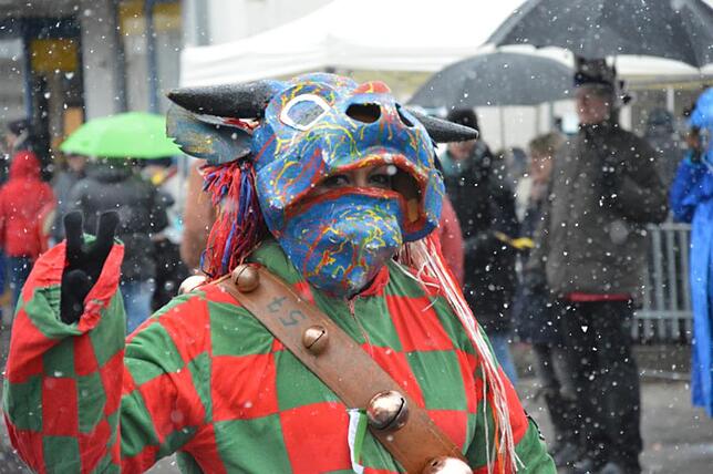 Bild 33: Bilder vom Narrensprung beim Ringtreffen des Alemannischen Narrenrings (Teil 4)
