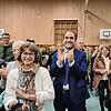 Ozan Topcuogullari freut sich über die Verkündung des Wahlergebnisses. Mit knapp 70 Prozent der Stimmen ist er für weitere acht Jahre ...