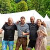 Sie freuen sich auf die neue Waldshuter Chilbi vom 16. bis 21. August (von links): Die neuen Festwirte Hannes, Sebastian, Bernhard und ...