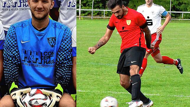 Zwei Neue: Torwart Christoph Düster und Stürmer Justin Petretta sind zur neuen Saison für den SV Herten im Einsatz.