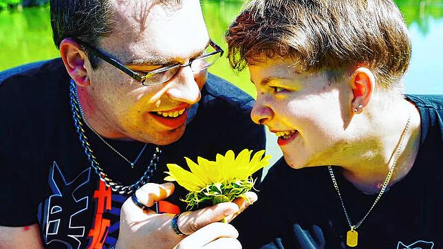Die große Liebe: Bilal Heinzelmann (links) und sein Verlobter Keno Lughoffer.