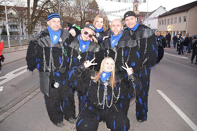 Bild 42: Narrentreffen der Urviecher-Zunft: Bilder vom Eröffnungsumzug (1)