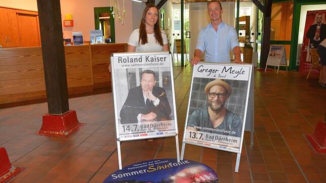 Die 14. Sommersinnfonie wird nochmal extratoll, da sind sich Lena Klatt und Markus Spettel von der Kur- und Bäder GmbH sicher.