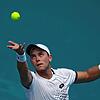 23.03.2022, USA, Miami Gardens: Tennis; ATP-Tour &ndash; Miami; Einzel, Herren, 1. Runde; Koepfer (Deutschland) gegen McDonald (USA): ...