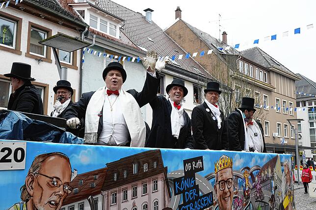 Bild 27: Bilder-Story: So ist die Katzenmusik am Fasnet-Montag in die Stadt einmarschiert