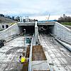 Der Rohbau des B33-Tunnels ist fertig, nach einem Jahr Bauzeit.