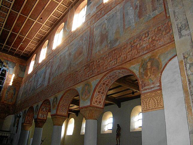 Die bedeutenden Wandmalereien in der St. Georgs-Kirche sind natürlich Teil der geplanten großen Sonderausstellung zum Kloster-Jubiläum.