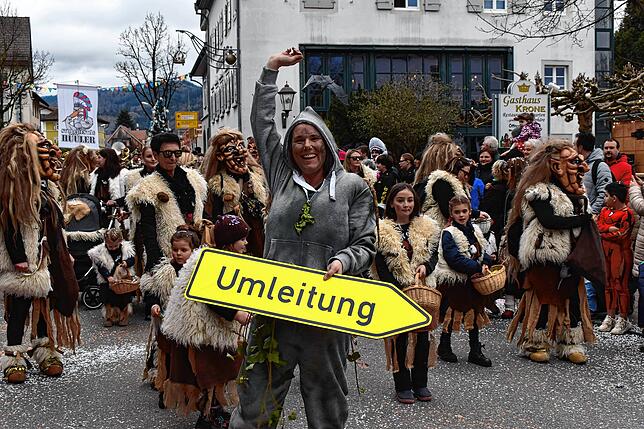 Bild 34: So bunt ziehen die Narren am Sonntag durch Wehr