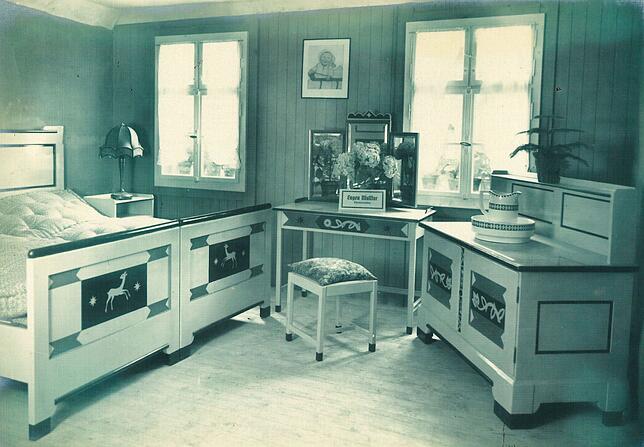 Ein modernes Schlafzimmer aus der Möbelschreinerei Mulflur.