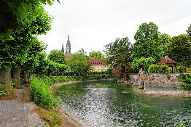 Der Stadtgarten wurde aufgeschüttet – ursprünglich für den Bau eines Villenviertels.