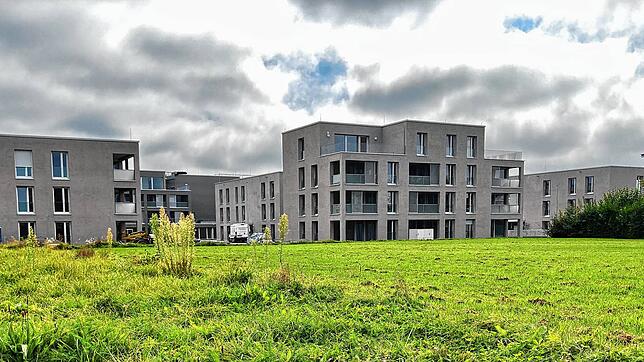 Der Neubaukomplex in Allmannsweiler: sechs Gebäude mit 92 Mietwohnungen.