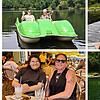 Sie genießen den Sommer in der Region (von links): Madleen Kraus und Iulia David in Bad Säckingen, Rosa (4) und Elia (7) in Birkendorf, ...