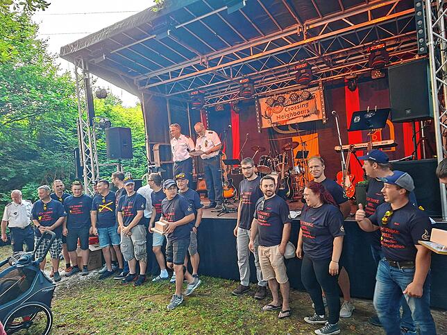 Bild 24: Tolle Stimmung und buntes Programm: Kreisfeuerwehrtag in Gottmadingen bietet Können und Spektakel