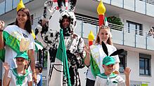 Der Seehas beim Festumzug 2023. Schon bald kehrt er nun nach Friedrichshafen zurück.