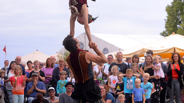 Die Straßenkünstler gehören fest zum Programm des Kulturufers.