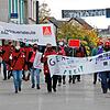 Rund 300 Arbeitnehmer der Metall- und Elektroindustrie folgten der Einladung der IG Metall Villingen-Schwenningen zu einer Kundgebung ...
