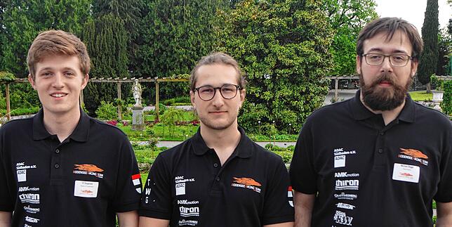 Til Stegmann, Sandro Rouff und Markus Regge vom Bodensee Racing Team (BRT).