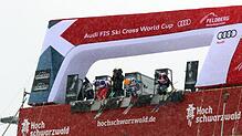 FIS Ski Cross Weltcup am Feldberg mit Wetterpech.