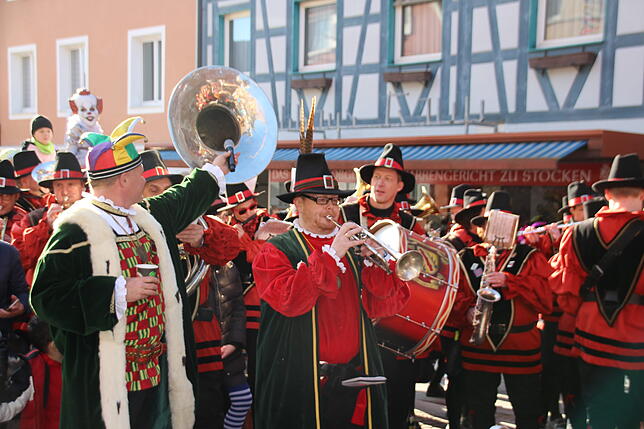 Bild 15: Der 32 Meter hohe Narrenbaum in Stockach steht