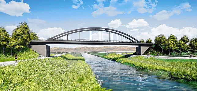 So soll die neue Brücke aussehen.