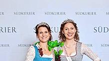 Bild : Bilder der SWR-Fasnacht im Konzil: Strahlende Narren vor der SÜDKURIER-VIP-Wand