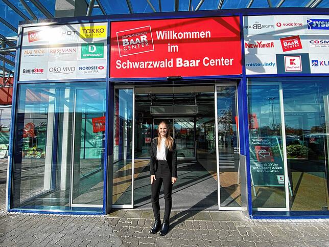 Willkommen im Schwarzwald-Baar-Center: Lousia Victoria Weik hat viele neue Ideen.