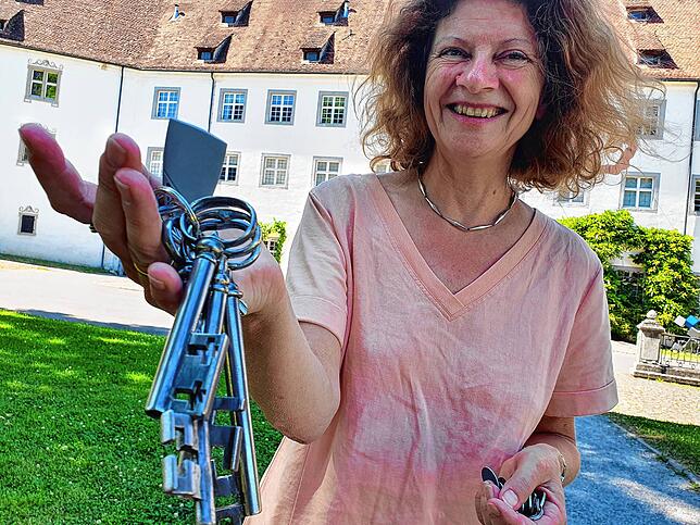 Birgit Rückert verwaltet unter anderem Kloster und Schloss Salem. Sie weiß ganz genau, welcher Schlüssel zu welcher Tür gehört.
