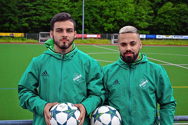 Kommen und gehen: Sergio Cammarano (links) und Umberto Cantoni wechselten im Sommer vom SV Schopfheim zum FC Zell und zogen im Winter ...