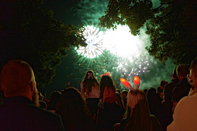 Bild 25: Bilder vom Feuerwerk beim Seehasenfest