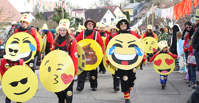 Emotionen wecken die Emojis der Liggeringer Moofanger. So schön kann wortlose Kommunikation sein.
