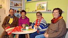 „Das Ehrenamt ist eine Teamarbeit“, sagen die freiwilligen Erwin Gerischer (von links), Susanne Vester, Anna-Maria Klünter und ...