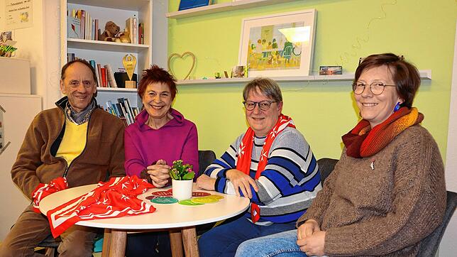 „Das Ehrenamt ist eine Teamarbeit“, sagen die freiwilligen Erwin Gerischer (von links), Susanne Vester, Anna-Maria Klünter und ...