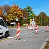 Noch ist der Weg zum Recyclinghof trotz Absperrung frei, doch ab Mittwoch ist hier für einige Tage kein Durchkommen mehr.