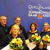 PSNV-Leiter Manfred Pfeffinger ehrt (von links) Renate Kammerer, Axel Hübner, Hildegard Wehrstein, Birgit Lutz und Hans-Jörg Tichelmann. ...